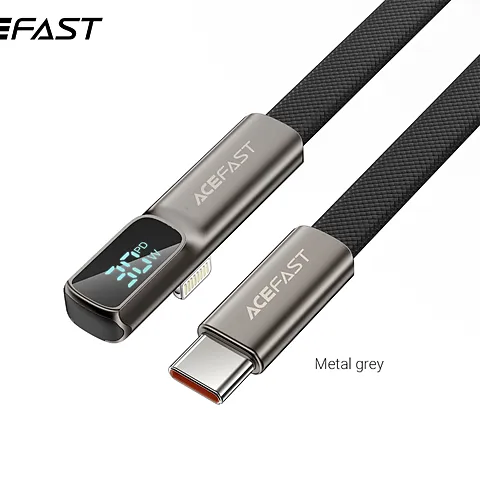 ACEFAST C31 สายชาร์จเร็วพร้อมหน้าจอดิจิทัล USB-C to Lightning / USB-C / USB-A 30W 66W 240W สายยาว 1.2M