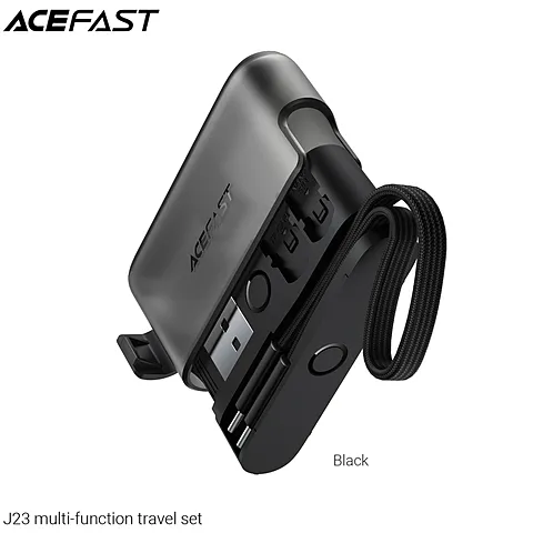 ACEFAST J23-BL ชุดอะแดปเตอร์อเนกประสงค์สำหรับเดินทาง Multi-Function Travel Set