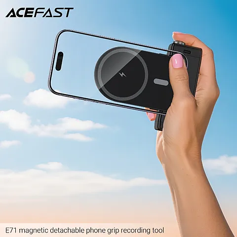 ACEFAST E71 / E72 อุปกรณ์ถ่ายภาพมือถือ กริปแม่เหล็ก พาวเวอร์แบงก์ ไม้เซลฟี่ ขาตั้ง พร้อมรีโมต Bluetooth