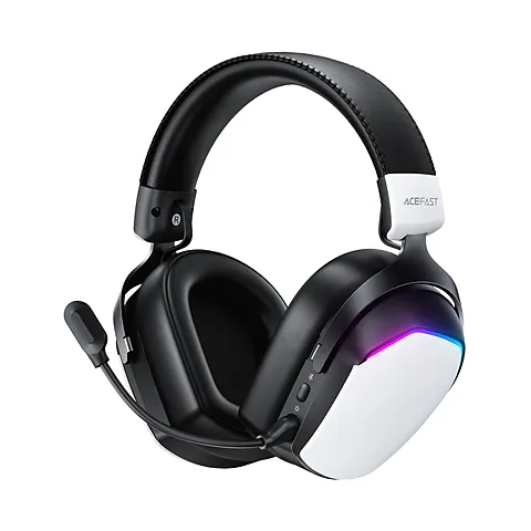 Acefast H11 หูฟังเกมมิ่งไร้สาย Gaming Headset 2.4G + Bluetooth 5.4 ดีเลย์ต่ำ 0.02s เสียง 50mm RGB ใช้งานยาว 70 ชม.
