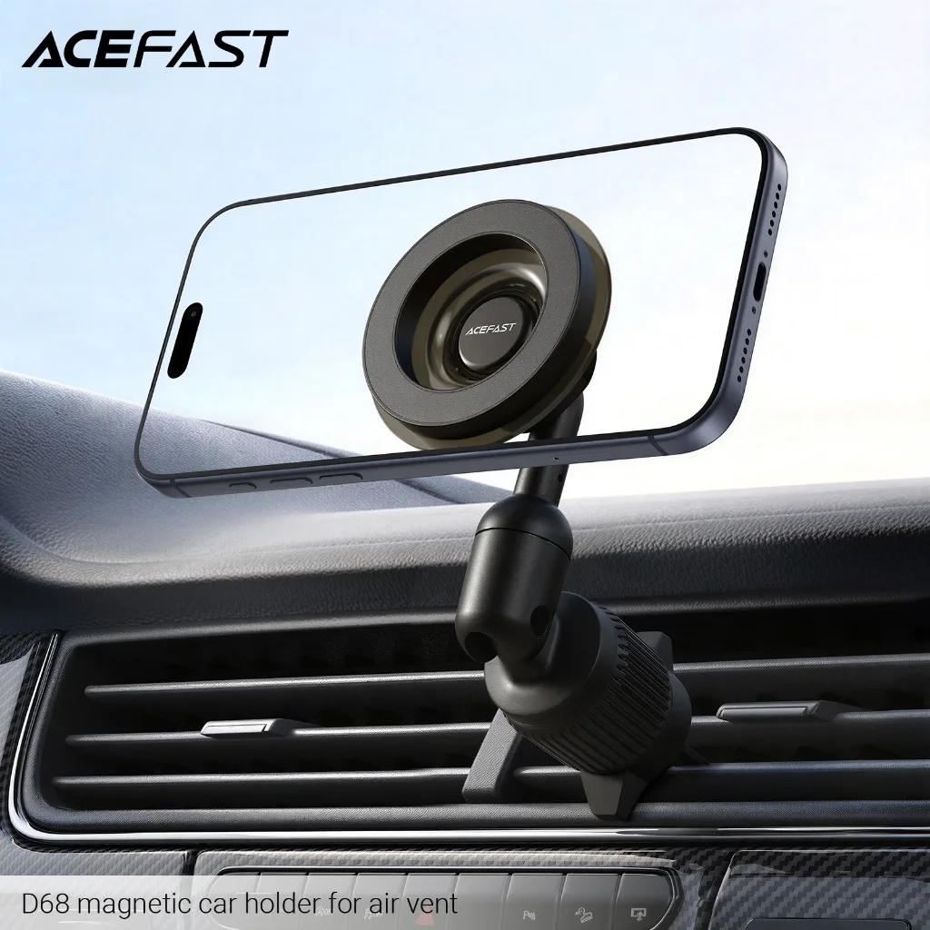 ACEFAST D68 ที่วางมือถือแม่เหล็กในรถ Magnetic Car Mount แบบติดช่องแอร์ หมุนปรับมุมได้ แม่เหล็กแรงยึดแน่น