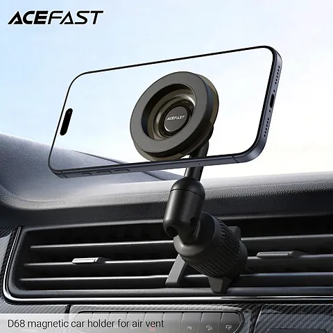 ACEFAST D68 ที่วางมือถือแม่เหล็กในรถ Magnetic Car Mount แบบติดช่องแอร์ หมุนปรับมุมได้ แม่เหล็กแรงยึดแน่น
