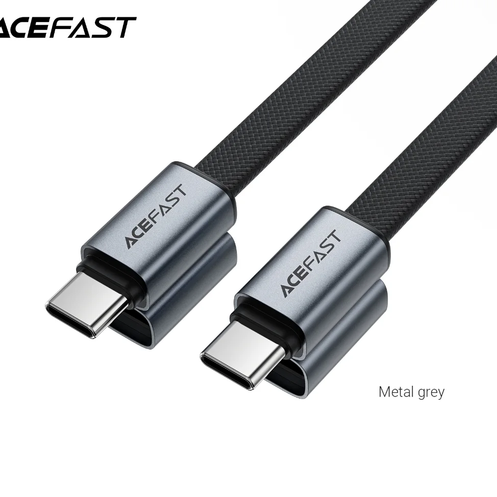 ACEFAST C27-04 สายชาร์จ Type C 60W ชาร์จเร็ว USB-C to USB-C สายแม่เหล็ก สายชาร์จมือถือ 1.2 เมตร