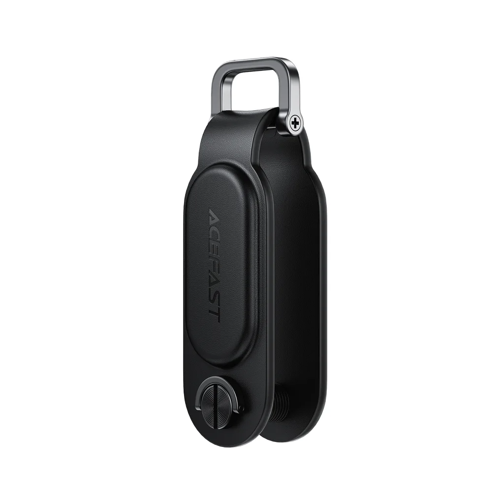 ACEFAST S4 Tracker พวงกุญแจกันหาย ติดตามตำแหน่งผ่าน Find My ดีไซน์หนัง PU สำหรับกุญแจ/กระเป๋า